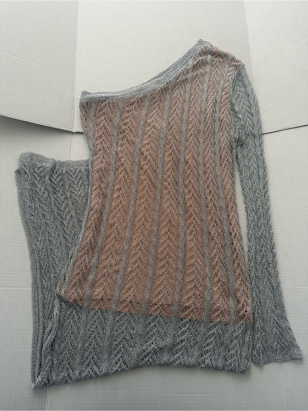 JENNIA CROCHET MAXI DRESS SIZE 1X